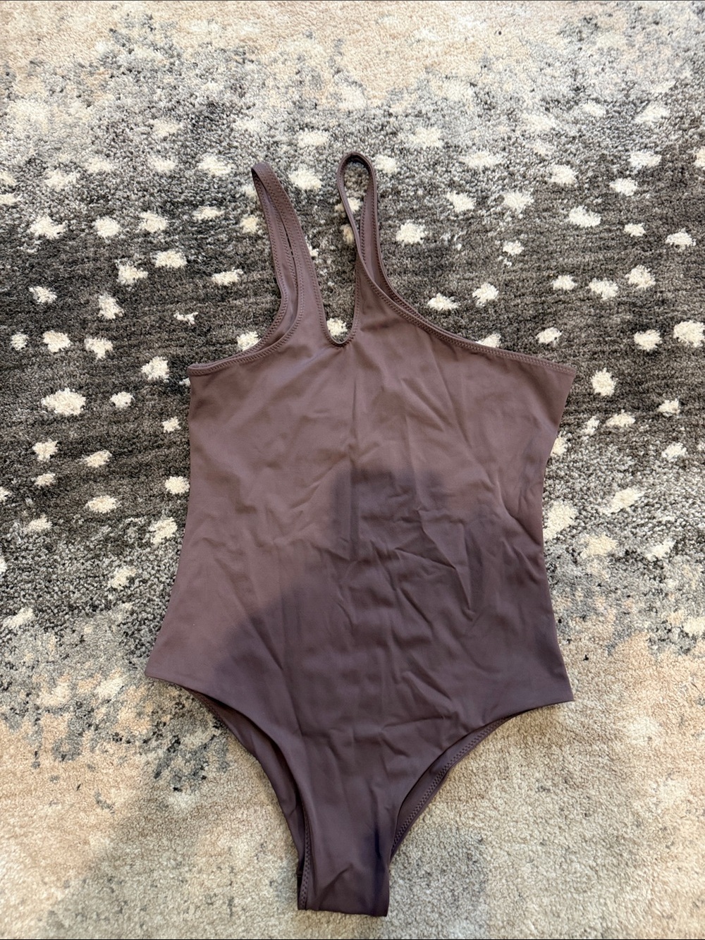 Women's One-Piece Swimsuit — Brown